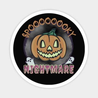 Pumpkin Spooky Nightmare Halloween Magnet